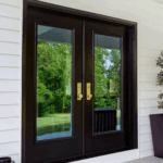 ProVia Legacy Smooth Steel French Doors in Coal Black